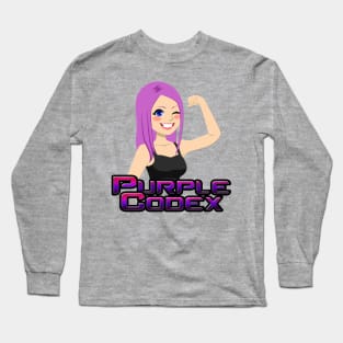 Purple Codex Greys Long Sleeve T-Shirt